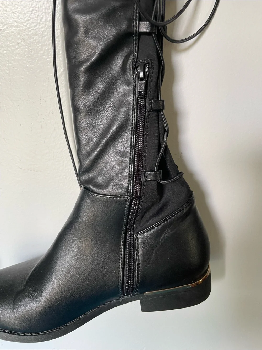 Venus Women’s Over-the-Knee Faux Leather Boots, Size 7